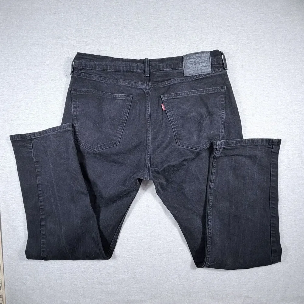 Levi's Men 36 X 30 Jeans Black Label Straight Leg Casual Outing Dance High Rise